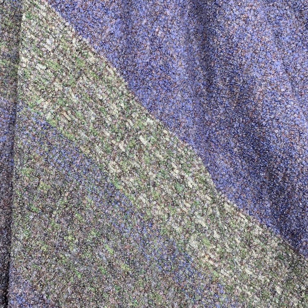 Kerry Woollen Mills Lambswool Shawl Ireland Celtic Blue Blanket Wrap One Size - Picture 4 of 9